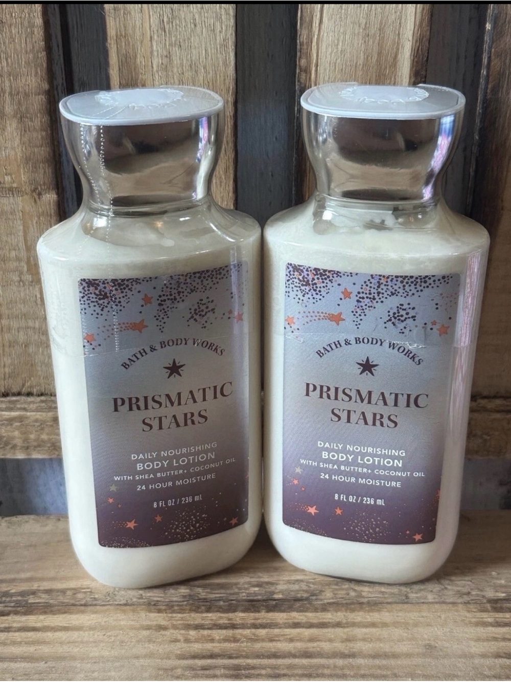 Bath & Body Works PRISMATIC STARS Body Lotion Set X 2 Rare Discontinued Lot New